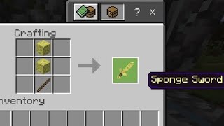 minecraft pocket edition Sponge Sword addon screenshot 5