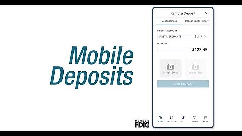 Mobile Deposit | Deposit Checks with a Simple Photo | First Merchants Bank