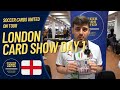 London card show day 1  soccer cards united on tour  making deals for soccer and f1 cards in ldn