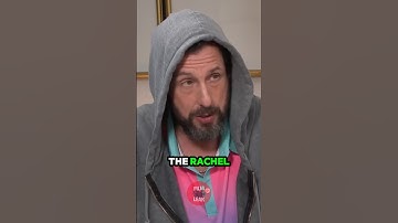 Adam Sandler Ask Jennifer Aniston About The Rachel | #shorts