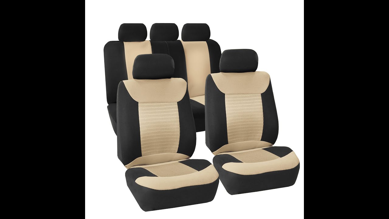 FH Group FB051GRAY102 Gray Bucket Airbags Compatible Car Seat Cover Set of 2 FH Group FB051GRAY102 Gray Bucket Airbags Compatible Car Seat Cover Set of 2