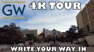 George Washington University Tour [4K] + Essay Tips #gwu #collegetour #essay