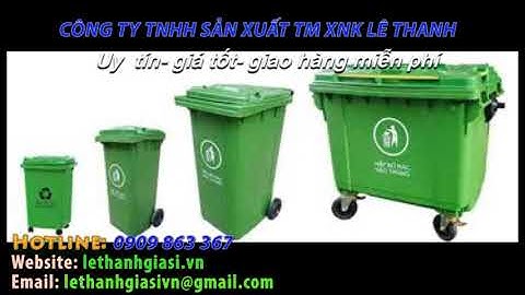 THÙNG ĐỰNG RÁC THẢI CÔNG NGHIỆP MUA Ở ĐÂU RẺ?