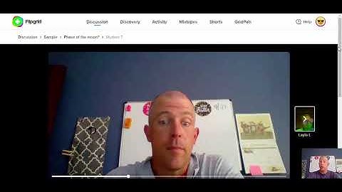 Feedback in Flipgrid - teacher and student point-of-view