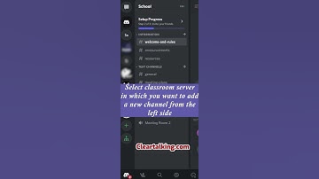 How to create a channel for Discord Server of your Classroom?#Discord #Classroom #channel#education