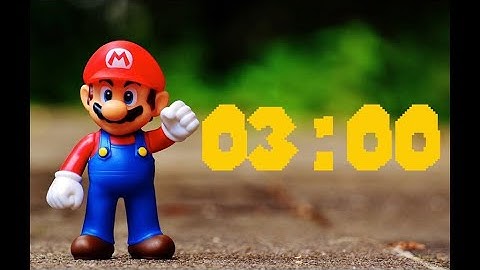 3-Minute Super Mario Bros Timer with Music