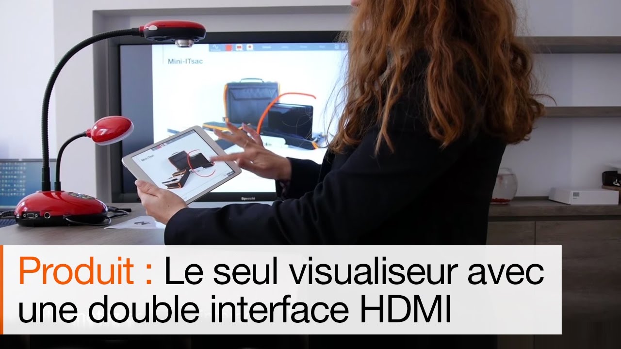 Comment faire collaborer un visualiseur Lumens avec une tablette ? 