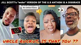 “How dare JILL SCOTT disrespect our GREAT country!”- BLACK MAN defends the Original U.S ANTHEM
