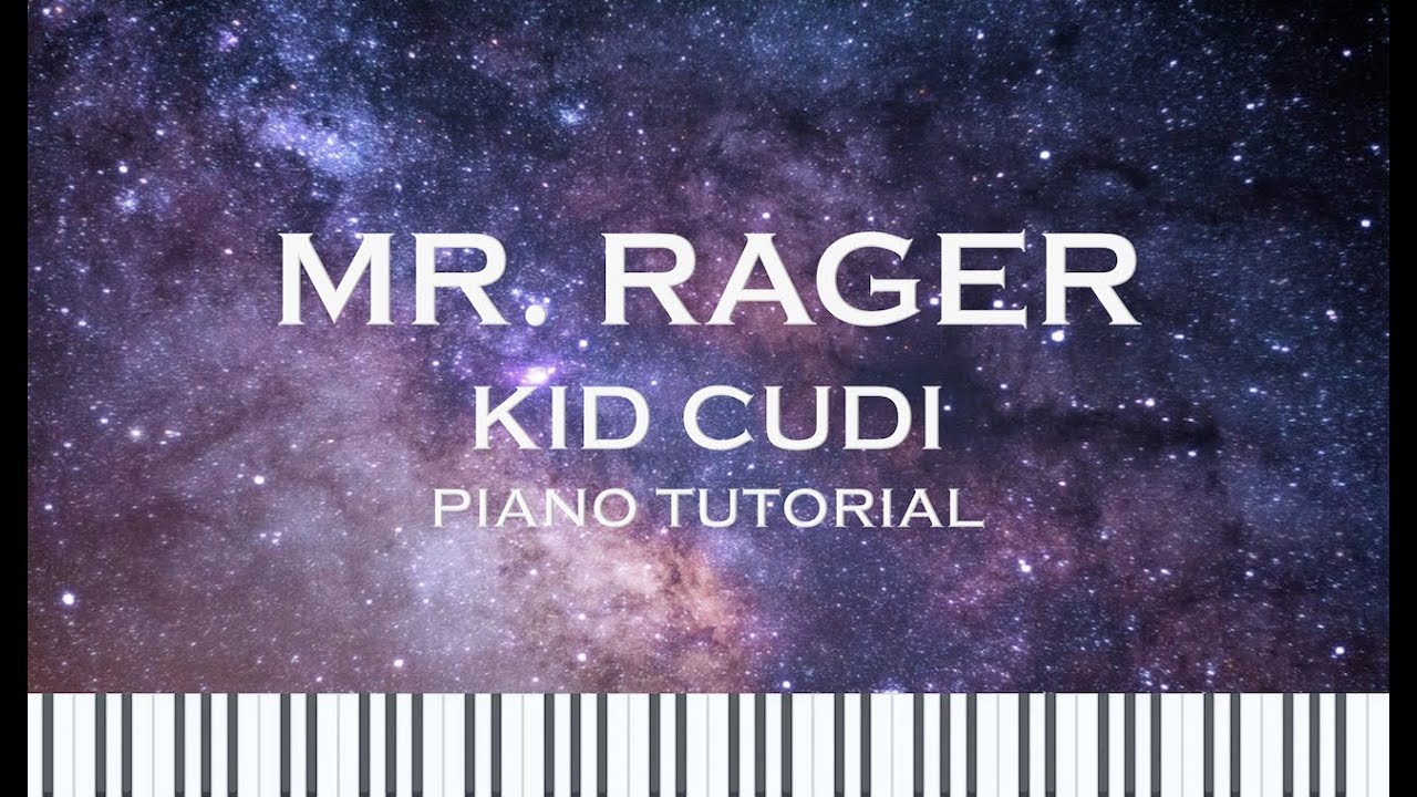 Kid Cudi - Mr. Rager (Piano Cover/Tutorial w/ Sheet Music)