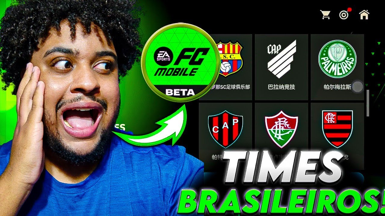 TUTORIAL DE COMO ENCONTRAR OS TIMES BRASILEIROS NO EA FC MOBILE 24