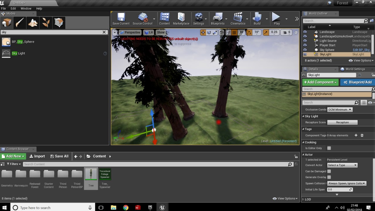 Shuaibkaka UE4 Beginners - How to create a forest terrain using ...