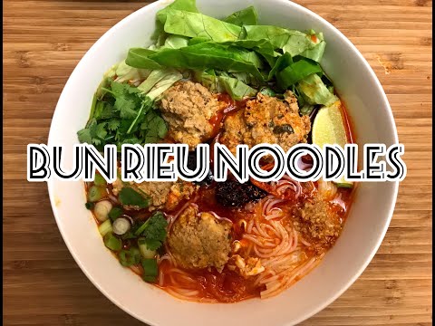 How to make Simple Bun Rieu Noodles