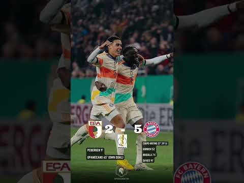 Augsburg 2-5 Bayern Munchen #dfbpokal