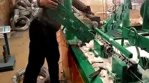 chain link fence machine adjusting video 2