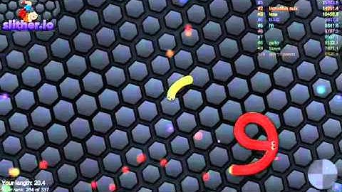 My First Time Playing Slither.io