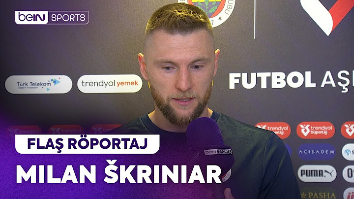 Fenerbahçeli Milan Skriniar'dan Gelecek Açıklaması | Flaş Röportaj