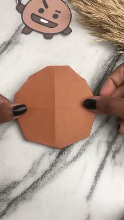 ORIGAMI BT21 SHOOKY | #shorts #trending #bts #bangtansonyeondan #shooky #bt21 #suga #sugabts #yoongi