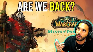 Mop Classic Launch! Will It Get Us Back Into Wow? Let's See