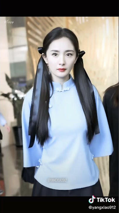 YangMi Jiejie yesterday Look like a schoolgirl ❤️🤗