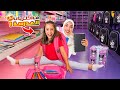 تيما جهزت كل مشتريات المدرسة بلون واحد ONE COLOR SCHOOL SUPPLIES SHOPPING 
