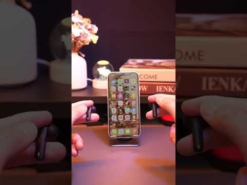 Навушники бездротові Vention TWS Bluetooth 5.3 LED-дисплей IPX4 24 год чорні, видео 1