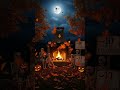 10 Days Left🎃#halloween #spooky #spookyseason #halloweenambience #skeleton #countdown #fireplace