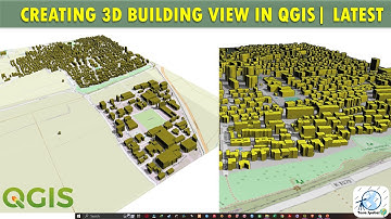 Creating 3D Building View in QGIS