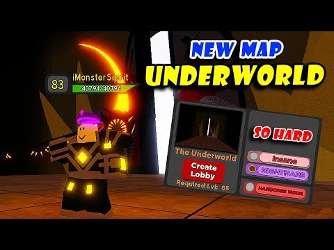 New Update The Underworld Map New Cosmetics Roblox Dungeon Quest Youtube - new map dungeon quest live the underworld free roblox