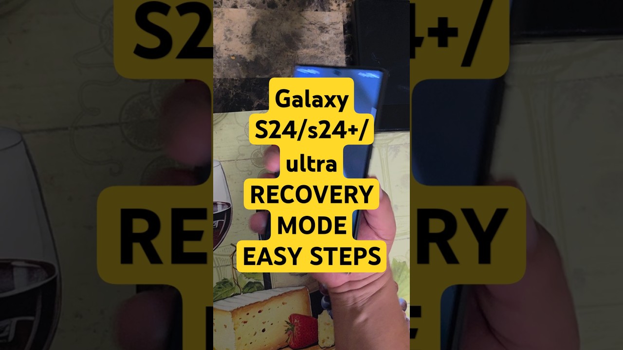 EASY WAY to put any Samsung Galaxy S24/24+/24 Ultra into Recovery Mode  in less than A MINUTE!