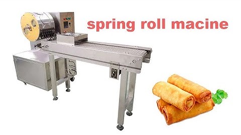 Pancake Chapati Spring Roll Wrapper Egg Roll Skin Maker Lumpia Samosa Pastry  Sheet Making Machine