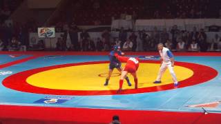 финал 90кг.  Беларусь & Россия [Чемпионат Мира по самбо 2013]