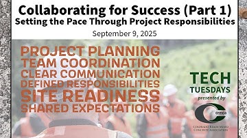 CRMCA Tech Tuesday - Collaborating for Success (Part 1): Setting the Pace (Tech Presentation Series)