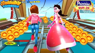 Subway Princess Runner VS Princess Run 3D - Girls Run | Android/iOS Gameplay HD screenshot 4