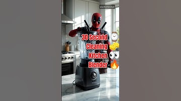 Clean Your Blender in 30 Seconds! #shorts #kitchentips