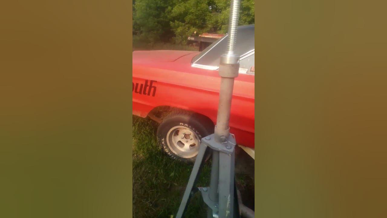 1965 Plymouth fury finally has headers black jack headers 440 4 speed 3