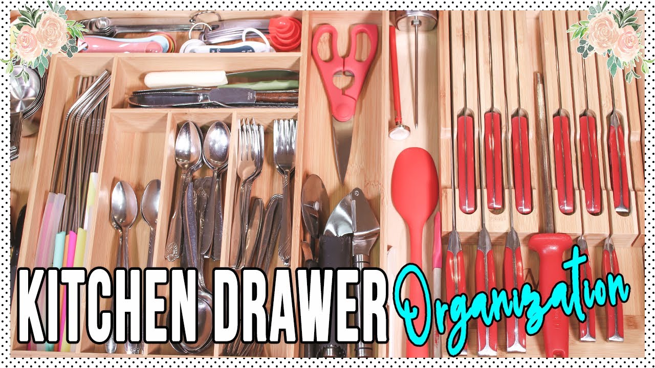 KITCHEN DRAWER ORGANIZATION IDEAS || Shirlee Alicia - YouTube