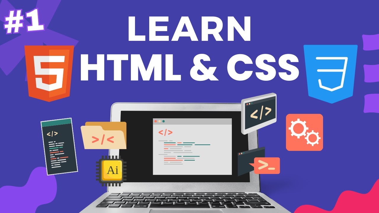 كورس تعلم HTML & CSS كامل 2026 - #1 - بناء هيكل الموقع من الصفر - YouTube