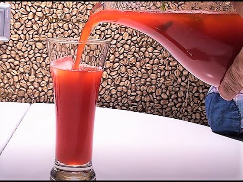 Как приготовить клубничный сок. Домашнего приготовления без How to Make Strawberry Juice.