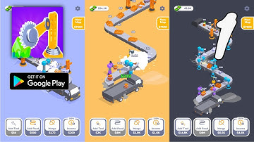 Factory Clicker Gameplay Walkthrough Part 1 (Android)