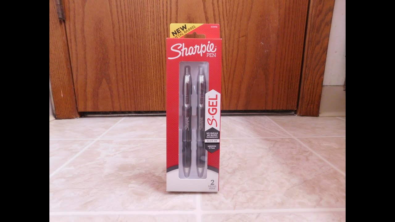 Sharpie : Metal S-Gel Ink Pens (unboxing & review)