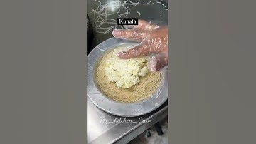 Turkish kunafa Making | Kunafa recipe | kunafa