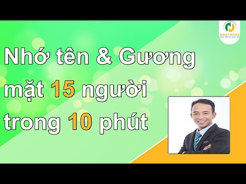 Video: Cách Nhớ Khuôn Mặt