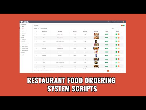 Restaurant Food Ordering System Scripts