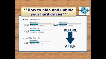 How to hide and unhide your drives |USING CMD|