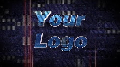 Create a Digital Distortion Glitch Logo Intro Video - MakeWebVideo.com