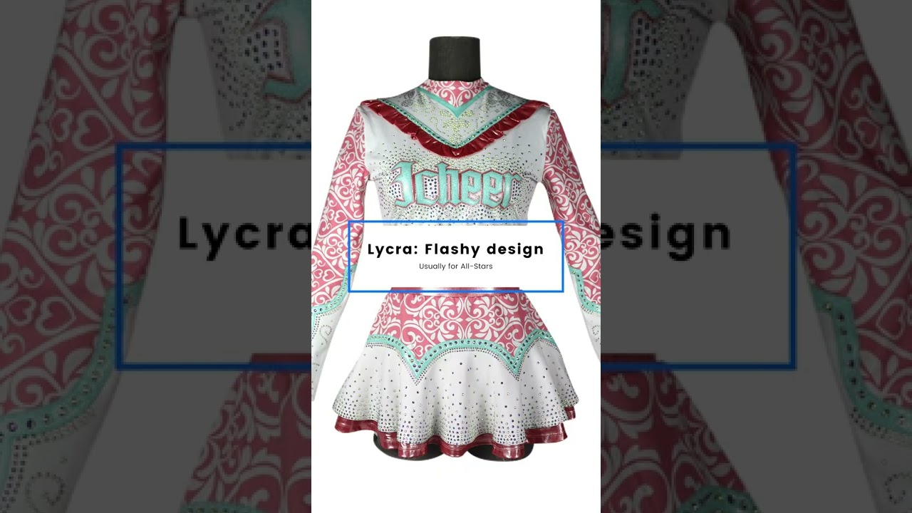 Types of cheerleading costume: