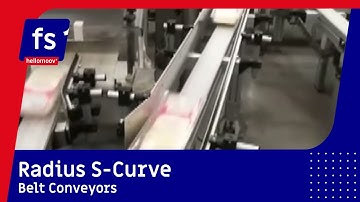 Extremely small transport: Radius S-Curve Conveyor! | Belt Conveyors | FS Solutions