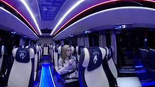 Автобус бизнес класса Фоксбас в 360° градусов Автобус бизнес класса Фоксбас в 360° градусов