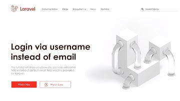 Auth Login With Username Instead of Email In LARAVEL 5.6