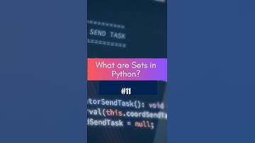 Python Shorts : 11 🔥 What Are Sets in Python? | Python Sets Explained with Examples for Beginners 🐍